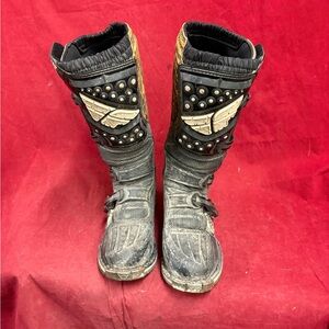 Motocross Boots: FLY Racing Maverik Motocross Boots. Size: 8